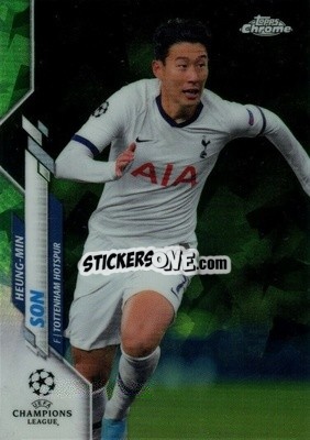 Sticker Heung-Min Son - UEFA Champions League Chrome 2019-2020. Sapphire Edition
 n. 85grs - Topps