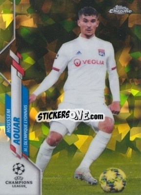 Sticker Houssem Aouar - UEFA Champions League Chrome 2019-2020. Sapphire Edition
 - Topps