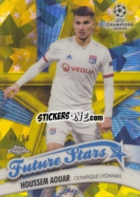 Sticker Houssem Aouar - UEFA Champions League Chrome 2019-2020. Sapphire Edition
 n. FS-HA-ys - Topps