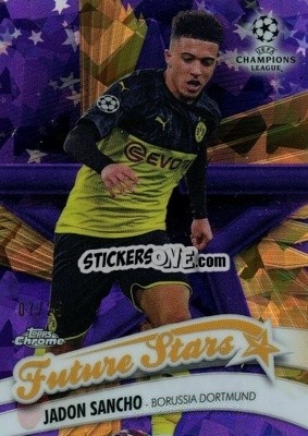 Sticker Jadon Sancho - UEFA Champions League Chrome 2019-2020. Sapphire Edition
 n. FS-JS-ps - Topps