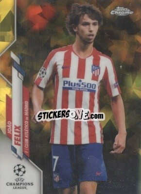 Sticker João Félix - UEFA Champions League Chrome 2019-2020. Sapphire Edition
 n. 25ys - Topps