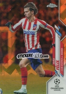 Sticker João Félix - UEFA Champions League Chrome 2019-2020. Sapphire Edition
 n. 25V-os - Topps