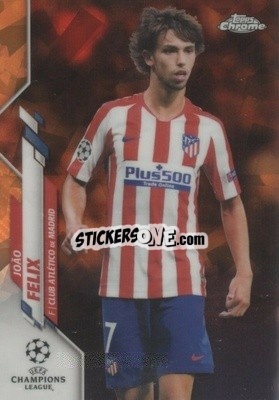 Sticker João Félix - UEFA Champions League Chrome 2019-2020. Sapphire Edition
 - Topps