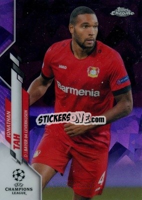 Sticker Jonathan Tah - UEFA Champions League Chrome 2019-2020. Sapphire Edition
 n. 20ps - Topps