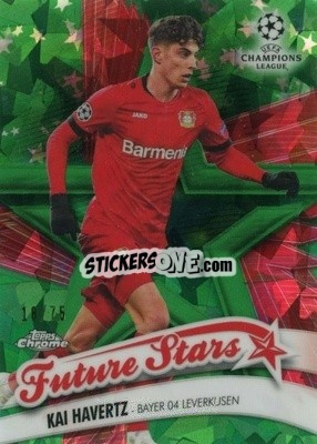 Sticker Kai Havertz - UEFA Champions League Chrome 2019-2020. Sapphire Edition
 n. FS-KH-grs - Topps