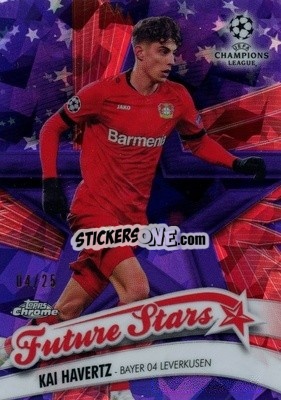 Sticker Kai Havertz - UEFA Champions League Chrome 2019-2020. Sapphire Edition
 n. FS-KH-ps - Topps