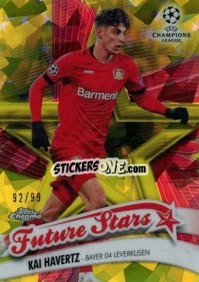 Sticker Kai Havertz - UEFA Champions League Chrome 2019-2020. Sapphire Edition
 n. FS-KH-ys - Topps