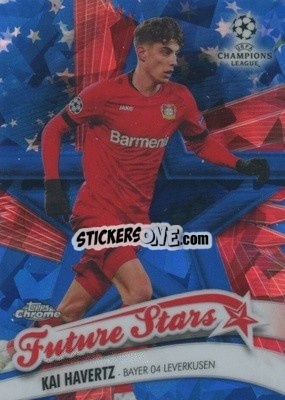 Cromo Kai Havertz - UEFA Champions League Chrome 2019-2020. Sapphire Edition
 - Topps