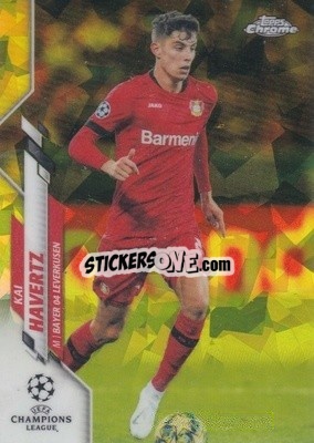 Sticker Kai Havertz - UEFA Champions League Chrome 2019-2020. Sapphire Edition
 n. 21ys - Topps