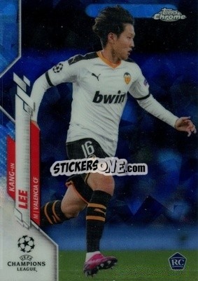 Sticker Kang-in Lee - UEFA Champions League Chrome 2019-2020. Sapphire Edition
 - Topps