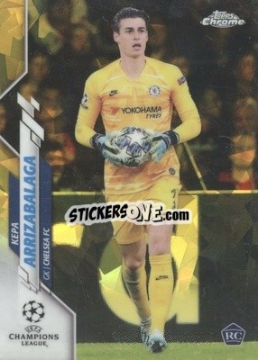 Figurina Kepa Arrizabalaga - UEFA Champions League Chrome 2019-2020. Sapphire Edition
 - Topps