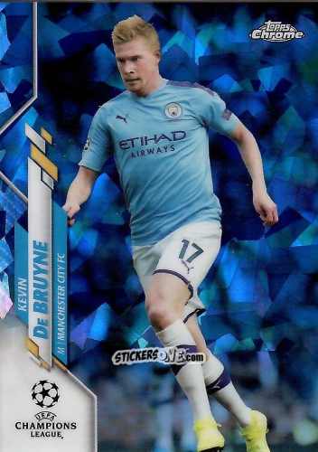 Figurina Kevin De Bruyne - UEFA Champions League Chrome 2019-2020. Sapphire Edition
 n. 19 - Topps