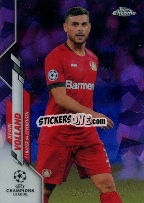 Sticker Kevin Volland - UEFA Champions League Chrome 2019-2020. Sapphire Edition
 - Topps