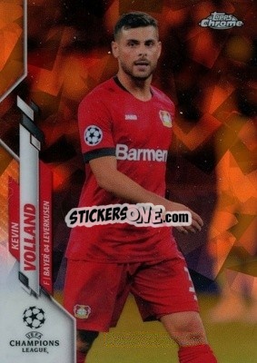 Sticker Kevin Volland - UEFA Champions League Chrome 2019-2020. Sapphire Edition
 - Topps