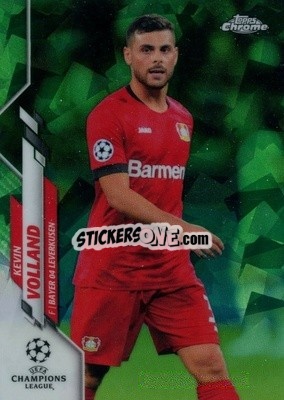 Sticker Kevin Volland - UEFA Champions League Chrome 2019-2020. Sapphire Edition
 n. 35grs - Topps