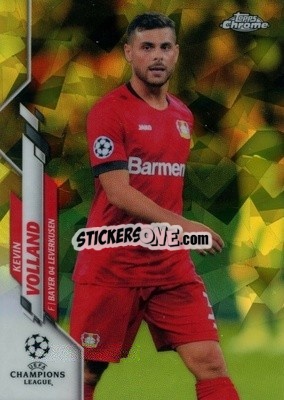 Sticker Kevin Volland - UEFA Champions League Chrome 2019-2020. Sapphire Edition
 n. 35ys - Topps