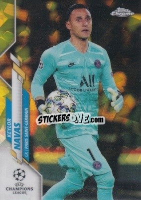 Sticker Keylor Navas - UEFA Champions League Chrome 2019-2020. Sapphire Edition
 n. 27ys - Topps