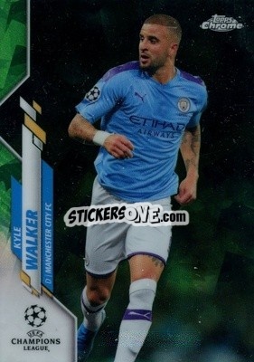 Cromo Kyle Walker - UEFA Champions League Chrome 2019-2020. Sapphire Edition
 - Topps