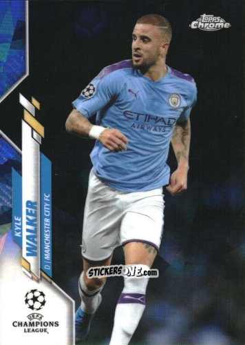 Cromo Kyle Walker - UEFA Champions League Chrome 2019-2020. Sapphire Edition
 n. 34 - Topps