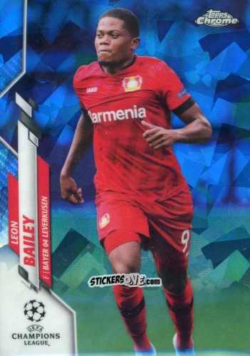 Sticker Leon Bailey - UEFA Champions League Chrome 2019-2020. Sapphire Edition
 n. 77 - Topps