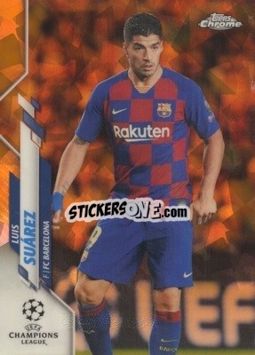 Cromo Luis Suárez - UEFA Champions League Chrome 2019-2020. Sapphire Edition
 - Topps