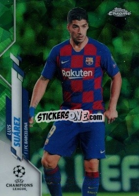 Sticker Luis Suárez - UEFA Champions League Chrome 2019-2020. Sapphire Edition
 n. 71grs - Topps