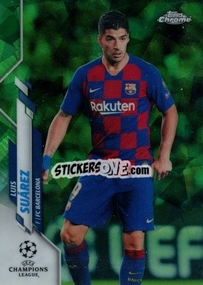 Sticker Luis Suárez - UEFA Champions League Chrome 2019-2020. Sapphire Edition
 - Topps