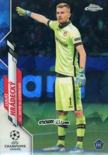 Cromo Lukas Hradecky - UEFA Champions League Chrome 2019-2020. Sapphire Edition
 n. 49 - Topps
