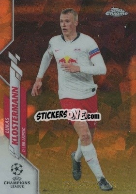 Sticker Lukas Klostermann - UEFA Champions League Chrome 2019-2020. Sapphire Edition
 n. 7os - Topps