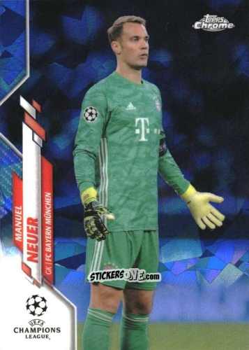 Figurina Manuel Neuer - UEFA Champions League Chrome 2019-2020. Sapphire Edition
 n. 68 - Topps