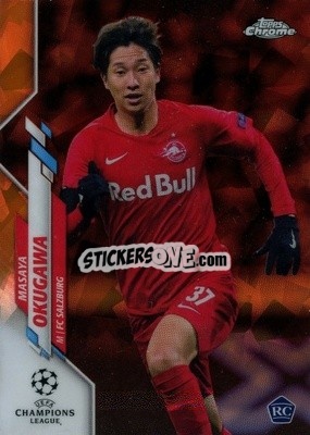 Sticker Masaya Okugawa - UEFA Champions League Chrome 2019-2020. Sapphire Edition
 - Topps