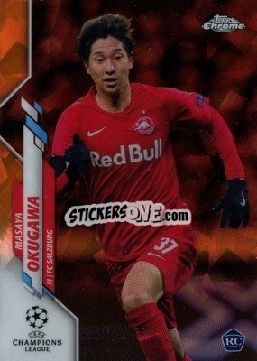 Cromo Masaya Okugawa - UEFA Champions League Chrome 2019-2020. Sapphire Edition
 - Topps