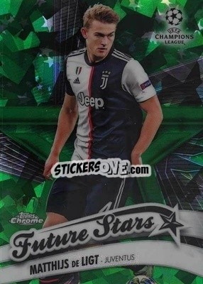 Sticker Matthijs de Ligt - UEFA Champions League Chrome 2019-2020. Sapphire Edition
 n. FS-MDL-grs - Topps
