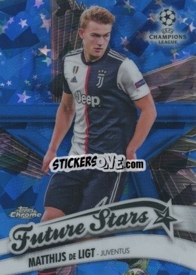 Sticker Matthijs de Ligt - UEFA Champions League Chrome 2019-2020. Sapphire Edition
 n. FS-MDL - Topps