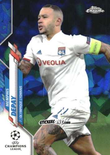 Cromo Memphis Depay - UEFA Champions League Chrome 2019-2020. Sapphire Edition
 n. 94 - Topps