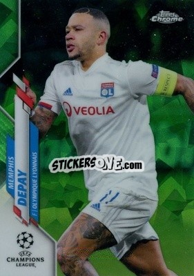 Sticker Memphis Depay - UEFA Champions League Chrome 2019-2020. Sapphire Edition
 n. 94grs - Topps