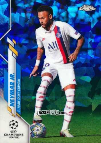 Sticker Neymar Jr. - UEFA Champions League Chrome 2019-2020. Sapphire Edition
 n. 95 - Topps