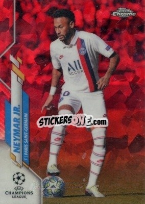 Sticker Neymar Jr. - UEFA Champions League Chrome 2019-2020. Sapphire Edition
 n. 95rs - Topps