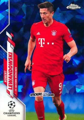 Sticker Robert Lewandowski - UEFA Champions League Chrome 2019-2020. Sapphire Edition
 n. 73 - Topps