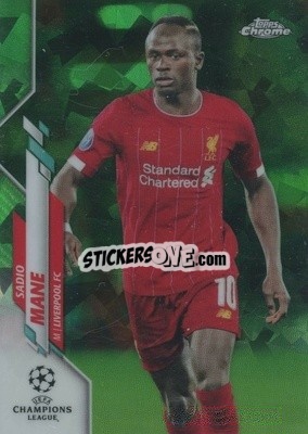 Sticker Sadio Mané - UEFA Champions League Chrome 2019-2020. Sapphire Edition
 n. 90grs - Topps