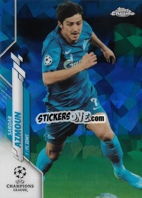 Sticker Sardar Azmoun - UEFA Champions League Chrome 2019-2020. Sapphire Edition
 n. 53 - Topps