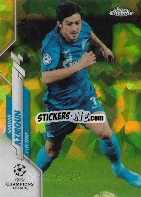 Sticker Sardar Azmoun - UEFA Champions League Chrome 2019-2020. Sapphire Edition
 n. 53ys - Topps