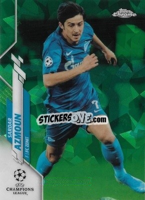 Sticker Sardar Azmoun - UEFA Champions League Chrome 2019-2020. Sapphire Edition
 n. 53grs - Topps
