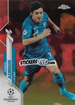 Sticker Sardar Azmoun - UEFA Champions League Chrome 2019-2020. Sapphire Edition
 n. 53os - Topps