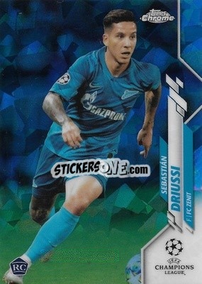 Sticker Sebastian Driussi - UEFA Champions League Chrome 2019-2020. Sapphire Edition
 - Topps