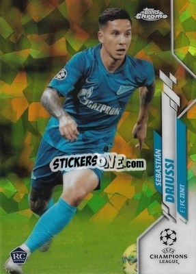 Sticker Sebastian Driussi - UEFA Champions League Chrome 2019-2020. Sapphire Edition
 n. 60ys - Topps