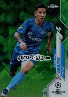 Sticker Sebastian Driussi - UEFA Champions League Chrome 2019-2020. Sapphire Edition
 n. 60grs - Topps