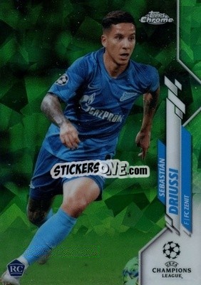 Figurina Sebastian Driussi - UEFA Champions League Chrome 2019-2020. Sapphire Edition
 - Topps