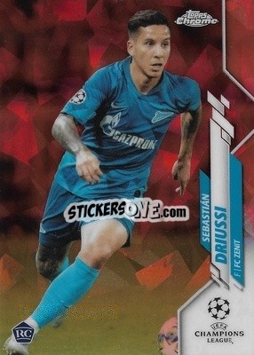 Sticker Sebastian Driussi - UEFA Champions League Chrome 2019-2020. Sapphire Edition
 n. 60os - Topps