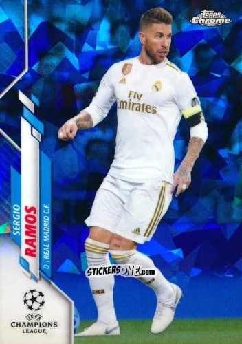 Sticker Sergio Ramos - UEFA Champions League Chrome 2019-2020. Sapphire Edition
 n. 57 - Topps
